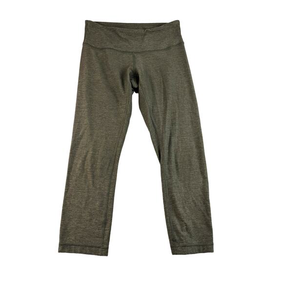 Womens Lululemon Yoga Athletic Pants Gray Size 4 Pull On Logo - Picture 1 of 11
